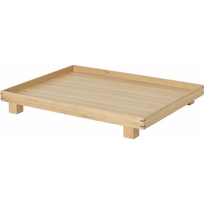 ferm LIVING Servírovací podnos BON 47x36cm přírodní dřevo