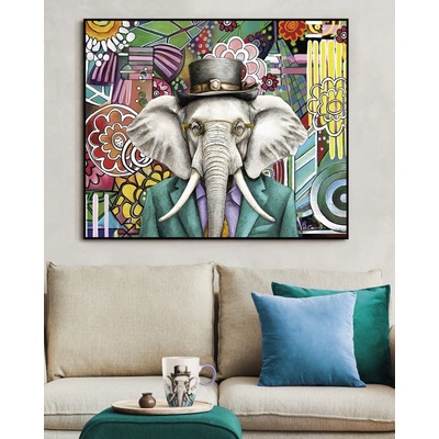 EGAN Obraz HUMAN ESSENCE SLON „Moudrost“ – 100×80 cm