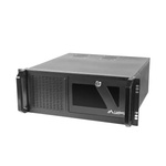 Lanberg Кутия за сървър, Lanberg rackmount server chassis ATX 450/08 19""/4U (SC01-4504-08B)