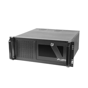 Lanberg Кутия за сървър, Lanberg rackmount server chassis ATX 450/08 19""/4U (SC01-4504-08B)