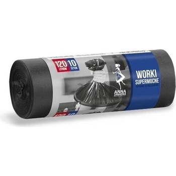 ANNA Торби за смет плътни черни 120л, 10бр (t-800012)