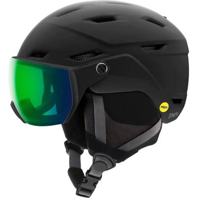 Smith Optics Ски каска Smith Survey EU Mirror S2 (VLT 23%) Ski helmet - Matte Black / Everyday Green Mirror - размер L 59-63 cm (418-1457-0113)