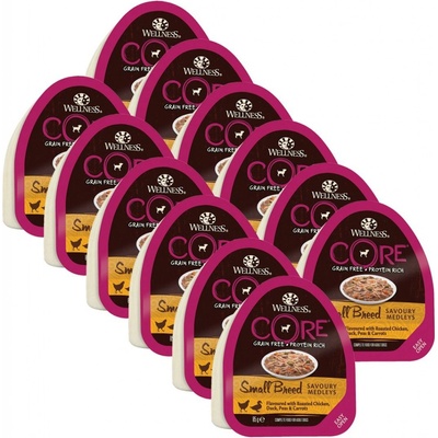 Wellness Core Adult Small Breed kura a kačica 12 x 85 g