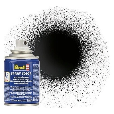 Revell Spray Color farba v spreji 100 ml 07 black gloss