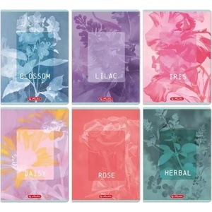 Herlitz Тетрадка Blossom с редове - от 4. клас, A4, различни видове (400212825)