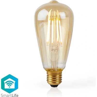 Nedis Smart žiarovka LED E27 5W biela teplá WIFILF10GDST64 WiFi Tuya