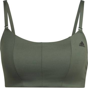Image 1 of adidas Yoga Studio Light Support Sports Bra Womens - Green