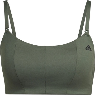 adidas Yoga Studio Light Support Sports Bra Womens - Green