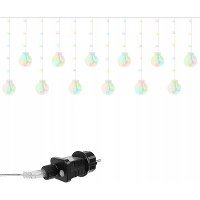 ISO 11345 Světelný závěs koule 108 LED 3.6W multicolor