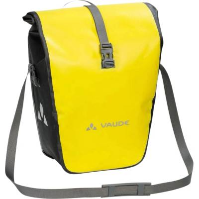 VAUDE bicycle bag for luggage rack Aqua Back Single 1 x 24 L in yellow, rear wheel bag waterproof, bicycle luggage rack bag at the back, easy attachment - Made in Germany - 12413