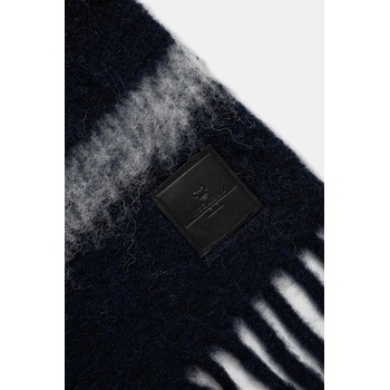 Weekend Max Mara Шал с вълна Weekend Max Mara UGOLINA в тъмносиньо с десен 2525546035600 (2525546035600)