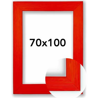 BFHM Fotorámeček Lenna Rozměr: 70 x 100 cm, Barva: Oranžová, Typ zasklení: Plexi