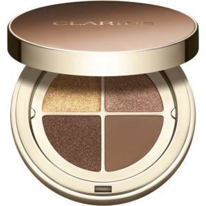 Clarins Ombre 4 Colour Eye Palette палитра сенки за очи за дълготраен ефект цвят 04 - Brown Sugar Gradation 4.2 гр