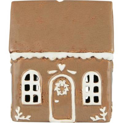 Domeček pro čajovou svíčku Ib Laursen hnědý V.14 cm