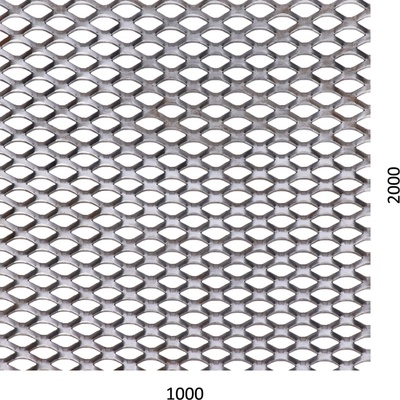 Tahokov Fe 1000 x 2000 x 2 mm, oko 22 x 12 mm