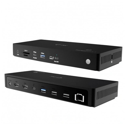 i-tec TB4TRIPLEDOCKPD докинг станция Жичен Thunderbolt 4 Черен (TB4TRIPLEDOCKPD)