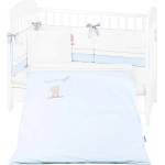 KikkaBoo Бебешки спален комплект с бродерия 6 части 70/140 Dream Big Blue (41101060131) - salemax