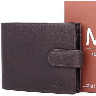 Luxusní kožená peněženka Marta Ponti no. B006R +RFID hnědá
