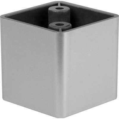 Walteco Nábytková noha 46x46x46 mm plast stříbrná 5 ks 50093BP1