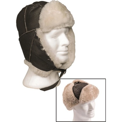 Beranice Mil-tec kožená US AF B3 hnědá – Zboží Dáma