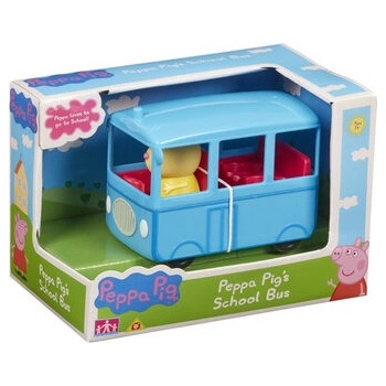 TM Toys Peppa Pig školní autobus s figurkou