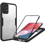 Techsuit Калъф за Samsung Galaxy A13 4G + Протектор - ColorVerse 360 Series - Черен