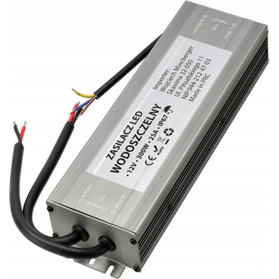 Vodotěsný napájecí zdroj LED-ONE 300 W 24 V IP67