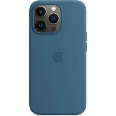 Apple Оригинален гръб Apple Silicone Magsafe Cover за iPhone 13 Pro - Син, MM2G3ZM/A