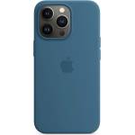 Apple Оригинален гръб Apple Silicone Magsafe Cover за iPhone 13 Pro - Син, MM2G3ZM/A
