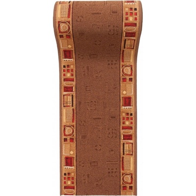 Nej-koberce Jena 44 tmavě hnědý metráž 67 cm