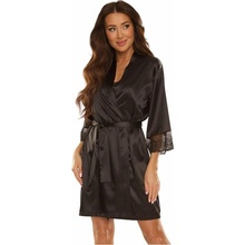 Saténový Synthia čierny