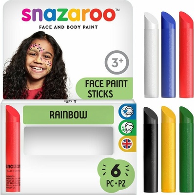Snazaroo Face Paint Sticks Rainbow 6 ks