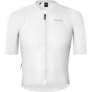 GripGrab Мъжка фланелка с къс ръкав за колоездене GripGrab PACR Lightweight Short Sleeve Jersey Cycling jersey - White (056-3868-0213)