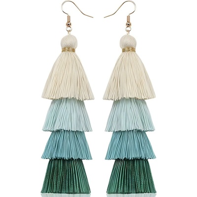 Harahu Náušnice QU 32607 tyrkysová HR32607