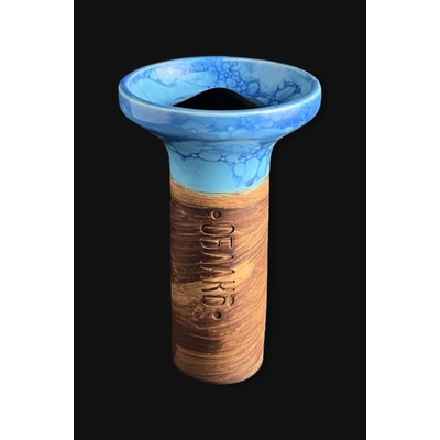 Oblako Flow Black on Marble Blue