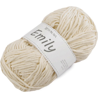 Pletací žinylková příze Emily 100 g Varianta: 20 (30) béžová světlá, Balení: 1 ks