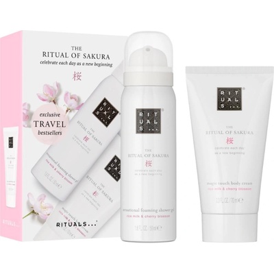 Rituals The Ritual Of Sakura Комплект - Душ гел и Крем за тяло, 50 + 70 ml