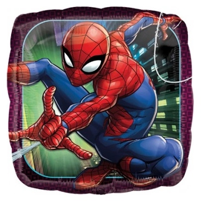 BP Fóliový balón Spiderman US štvorec 45 cm