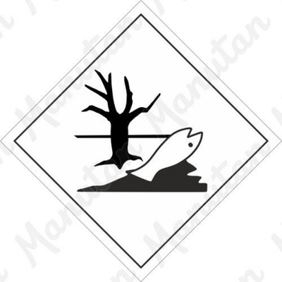 Manutan Látky ohrožující životní prostředí, samolepka 100 x 100 x 0,1 mm