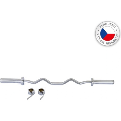 FITHAM olympijská činka EZ zahnutá 1200 / 50 mm