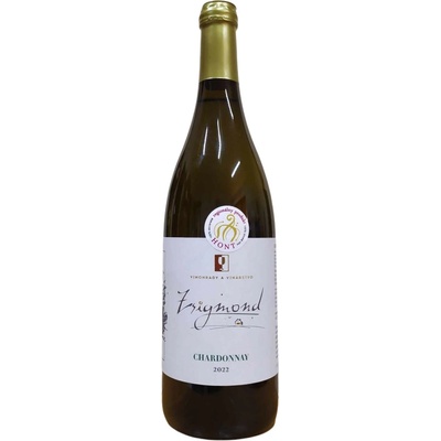Vinárstvo Zsigmond Chardonnay neskorý zber biele suché 2022 13,5% 0,75 l (čistá fľaša)