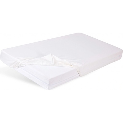 BabyMatex prostěradlo nepromokavé Bamboo s gumou bílé 60x120