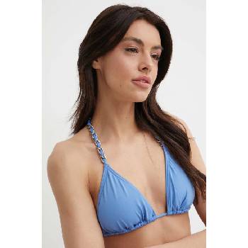 Michael Kors Горнище на бански MICHAEL Michael Kors STRING BIKINI TOP в синьо с леко подплатени чашки MM7M039 (MM7M039)