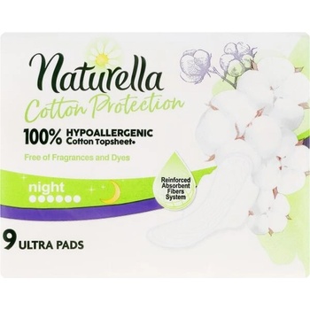 Naturella Cotton Protection Ultra Night 9 ks