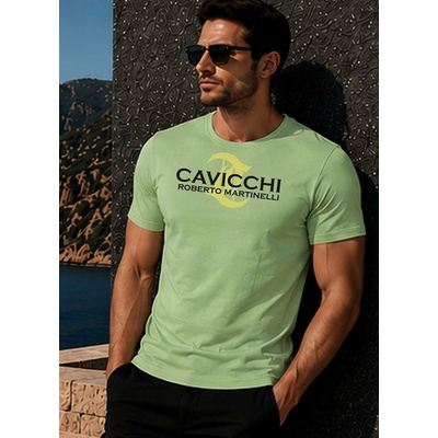 Roberto Martinelli Cavicchi CC219 05541 značkové zelené pánské tričko