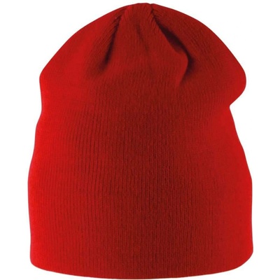 K UP Dětská pletená čepice BEANIE červená