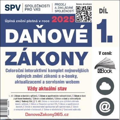 Daňové zákony 2025 (Díl 1.)
