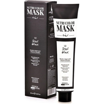 Desing Look Color mask 1.0 Steel Black Oceľová čierna 120 ml
