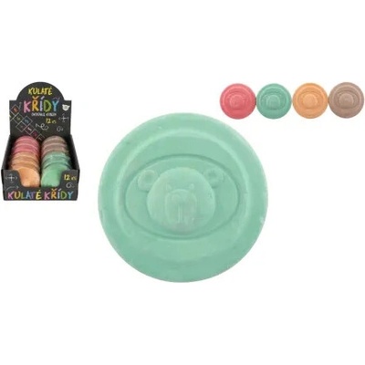 Teddies Guľaté kriedy farebné, 1ks