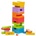Bigjigs Toys - Дървена цветна кула за подреждане - Дженга (BJ695)